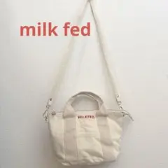 milk fed ショルダー　ポシェット　サコッシュ　ミルクフェド　X-girl