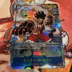 【ワンピースカード】　ルフィ　コミパラ　スネイクマン　レプリカ