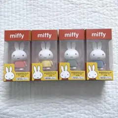 ミッフィー　ふさふさマスコット　ブルーナカラーver 4種セット