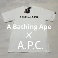 新品 APC APE コラボTシャツ XSサイズ タグ付き アーペーセー 新品 APC APE コラボTシャツ XSサイズ タグ付き アーペーセー