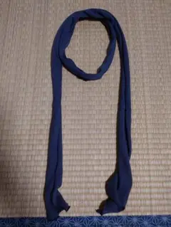 ネイビー 伸縮性 ストール