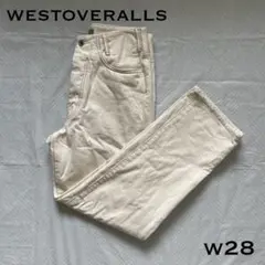 WESTOVERALLS 白デニム テーパード