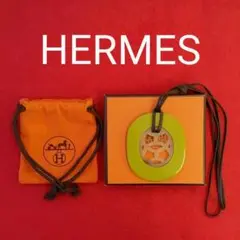 KE7 エルメス 極美品 バッファローホーン ネックレス リフトGM