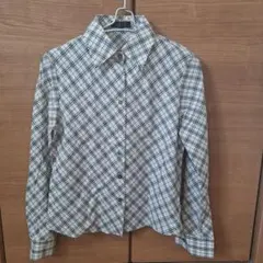 DAKS ダックス　チェック柄シャツ　綿100％　長袖