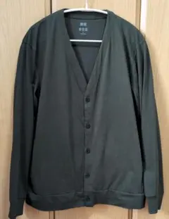 UNIQLO エアリズムUVカットカーディガン オリーブ L