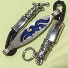 メンズブレスレット　wms-07 ブループレート