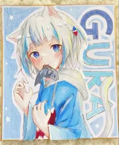 オリジナルイラスト　ホロライブうる・ぐら
