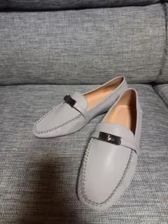 レレレさん　size39　グレージュローファー