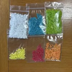 ペットボトルキャップ カット済み 6色