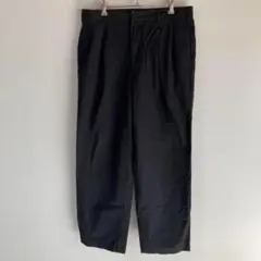 ◯パパス　ブラック カシミア混　スラックス