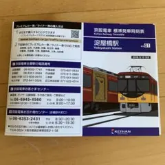 あ*1様 京阪電車ポケット時刻表約48枚　2017年2月25日 平成29年2月25日 京阪線ダイヤ改定を時刻表から勝手に考察する