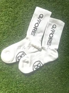 新品未使用G/FORE ジーフォア レディースソックスSホワイト