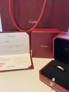 カルティエ 指輪 ラブリング ピンクゴールド 8号