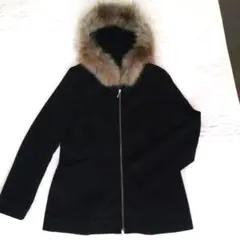 ファー付きフードジャケット