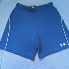 UNDER ARMOUR 青 ハーフパンツ LG