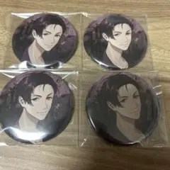 高田村交易所 缶バッジ 桃＋