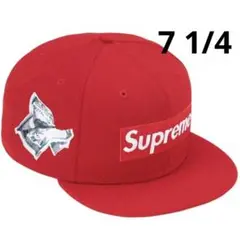 supreme Money Box Logo New Era 7 1/4 赤