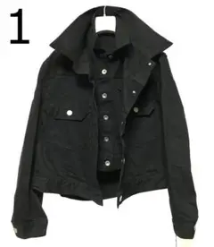 サイズ 1 SACAI 20SS レイヤードデニムジャケット 定価94600円