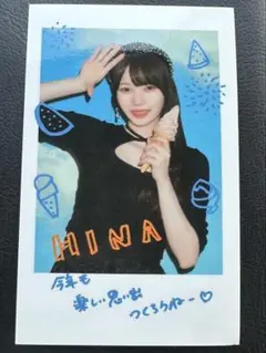 乃木坂 NOGI CAFE 後期 特典 ポラロイド風ステッカー 岡本姫奈
