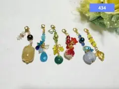 オリジナル天然石チャームセット♡434