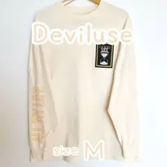[Deviluse] Good Life ロングTシャツ Ｍ Tee-Milk