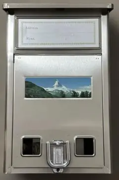 【新品・未使用】明和金属製ロック可能メールボックス