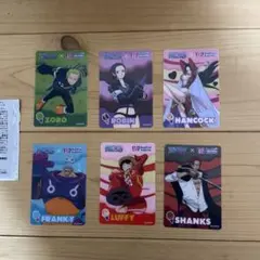 ワンピース サーティーワン　カード6枚セット