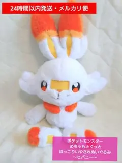 ポケットモンスター めちゃもふぐっと ほっこりいやされぬいぐるみ～ヒバニー～
