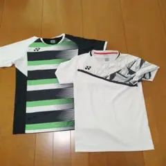 ヨネックス　2枚セット　M.Sサイズ　（毛羽立ち、穴）　練習着
