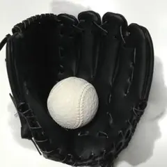 黒9.5インチ　即戦力グローブ　少年野球用グラブ　オールラウンド用