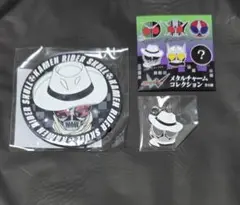 仮面ライダーW メタルチャームコレクション 仮面ライダースカル　ラバーコースター