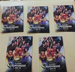 CHAMPIONSHIPカード型ステッカー5枚セット