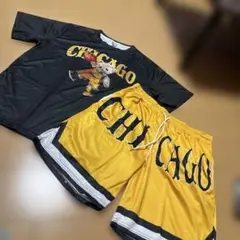 CHICAGO プリント Tシャツ＆ショートパンツ セット