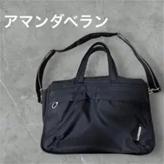 美品AMANDA BELLAN LONDON アマンダベラン　ビジネスバッグ　黒