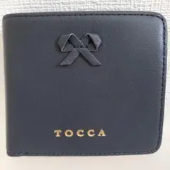 【新品✨未使用】TOCCA トッカ　ブラックレザー 牛革　三つ折り財布 2025年最新】TOCCA レディース 折り財布の人気アイテム - メルカリ