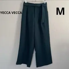 YECCA VECCA ベルト付き脇パイピングパンツ　M