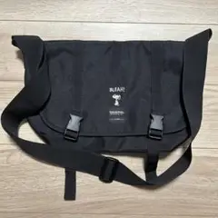 YAKPAK スヌーピー SNOOPY PEANUTS ブラックショルダーバッグ