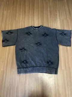 【SWAGVIBE】Pinched Dye Pigment Sweat Tee