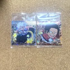 ワンピース 大海賊シールウエハース log.12 ルフィ ロジャー