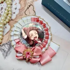 痛ロゼット ロージーベージュ×ホワイト　No.1