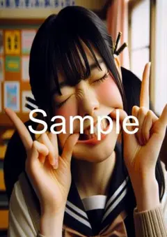 A4サイズアートポスター 1点もの 美女ポスター最高品質 C-B-１１