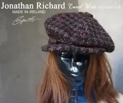 アイルランド製Jonathan Richard ツイード クラシックキャスケット