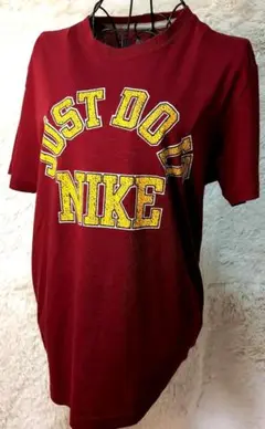 極美品更に大幅値下◆JUST DO IT NIKE TシャツバーガンディMサイズ