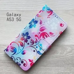新品■Galaxy a53 5G　手帳型　TPU　グラデーション