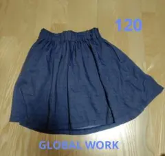 グローバルワーク 120 インナーパンツ付きスカート