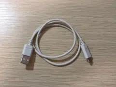 USB-A to USB-Cケーブル 約0.5メートル ホワイト