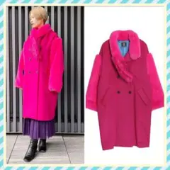週末限定SALEパメオポーズ コート ピンク レア