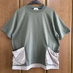 Sunny Camp オリーブグリーン Tシャツ