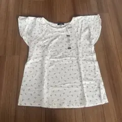okaidi オカイディ半袖シャツ さくらんぼ柄152cm 花柄