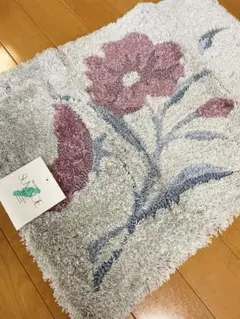 花柄アクリルマット 玄関マット　室内マット　マット50cm x 70cm